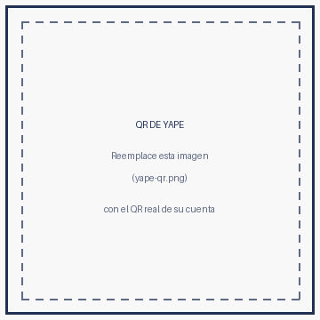 Código QR de Yape (imagen pendiente de reemplazar)